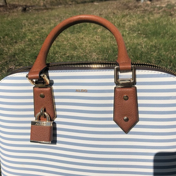 Aldo Blue Pocket Zip Handbag (ONESIZE)